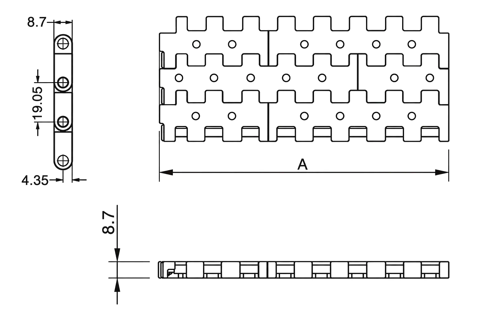 5935-FT-VAC Technical Specification Chart